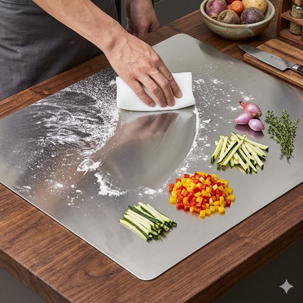 Stainless Steel Chopping Board, Vegetable, Meats Vegetable Chopper Boards