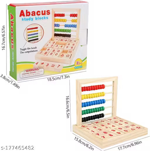 Abacus Educational Toys Counting Number Maths Learning Toy (, Pack Of 1, Multi, Above 3 Years)