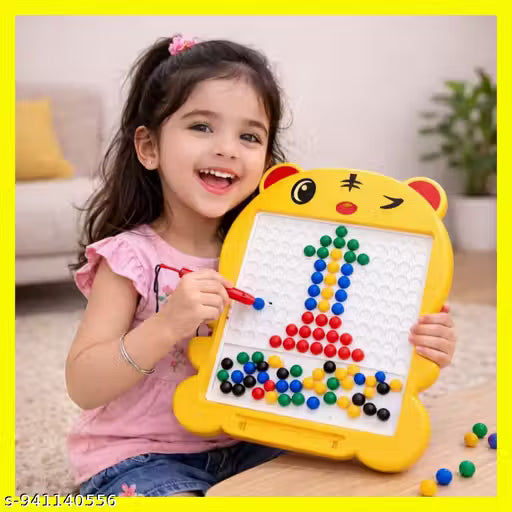 Magnetic Drawing Board for Kids – Early Learning Activity Toy  Educational Learning Toy for Toddlers (3+ Years)