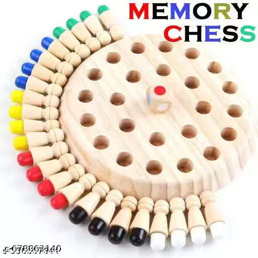 Wooden Memory Chess Game